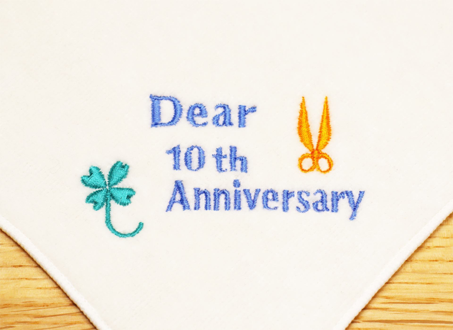 2000年頃製作10周年記念今治ハンドタオル