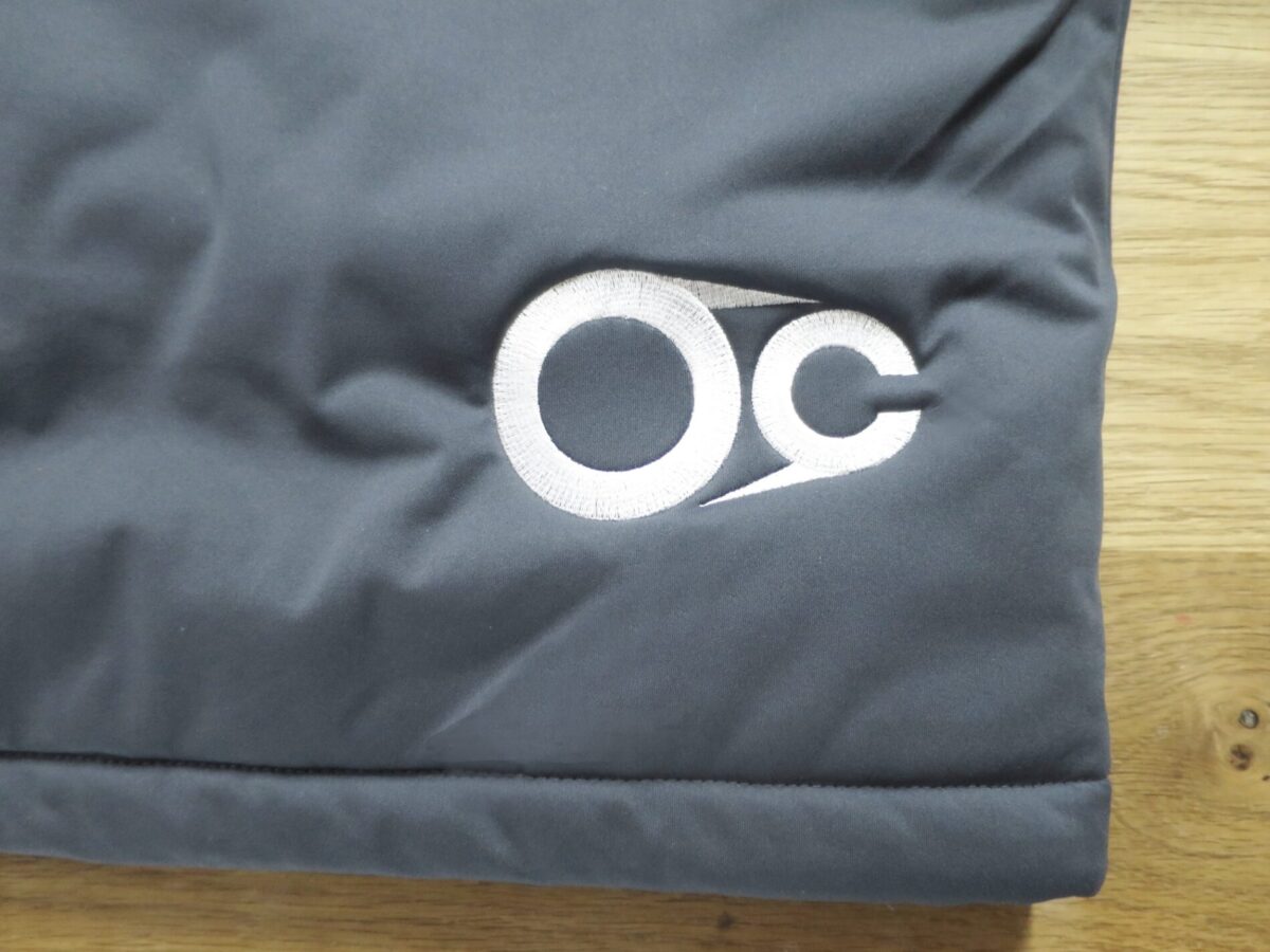 オギヤマサイクル様ジャンパー裾ロゴ刺繍