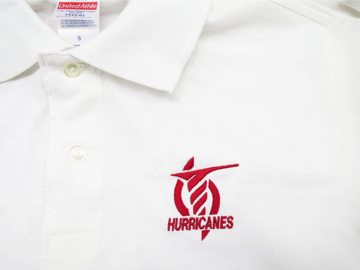 ポロシャツへのロゴ刺繍制作｜チームロゴ入りオリジナルポロシャツの実績