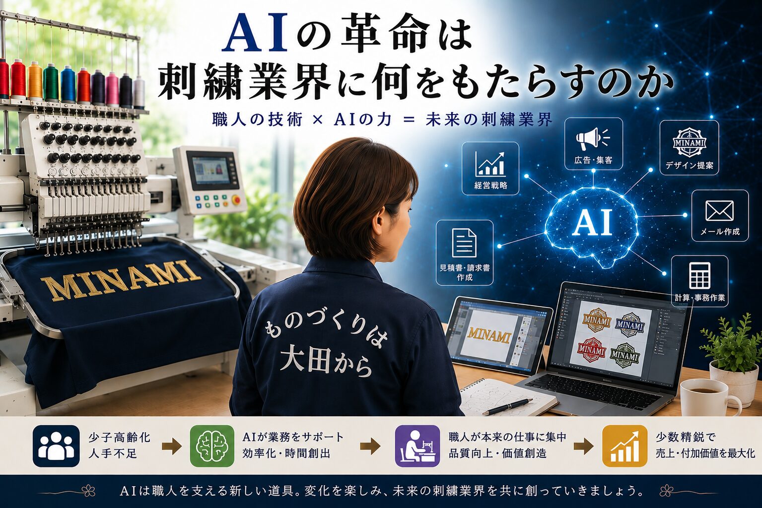 AIの革命は刺繍業界に何をもたらすのか