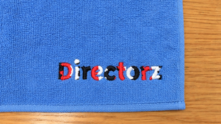 販促用ハンドタオル｜ロゴ・文字のオリジナル刺繍制作