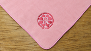 学校の校章刺繍｜ハンカチへのオリジナル刺繍制作